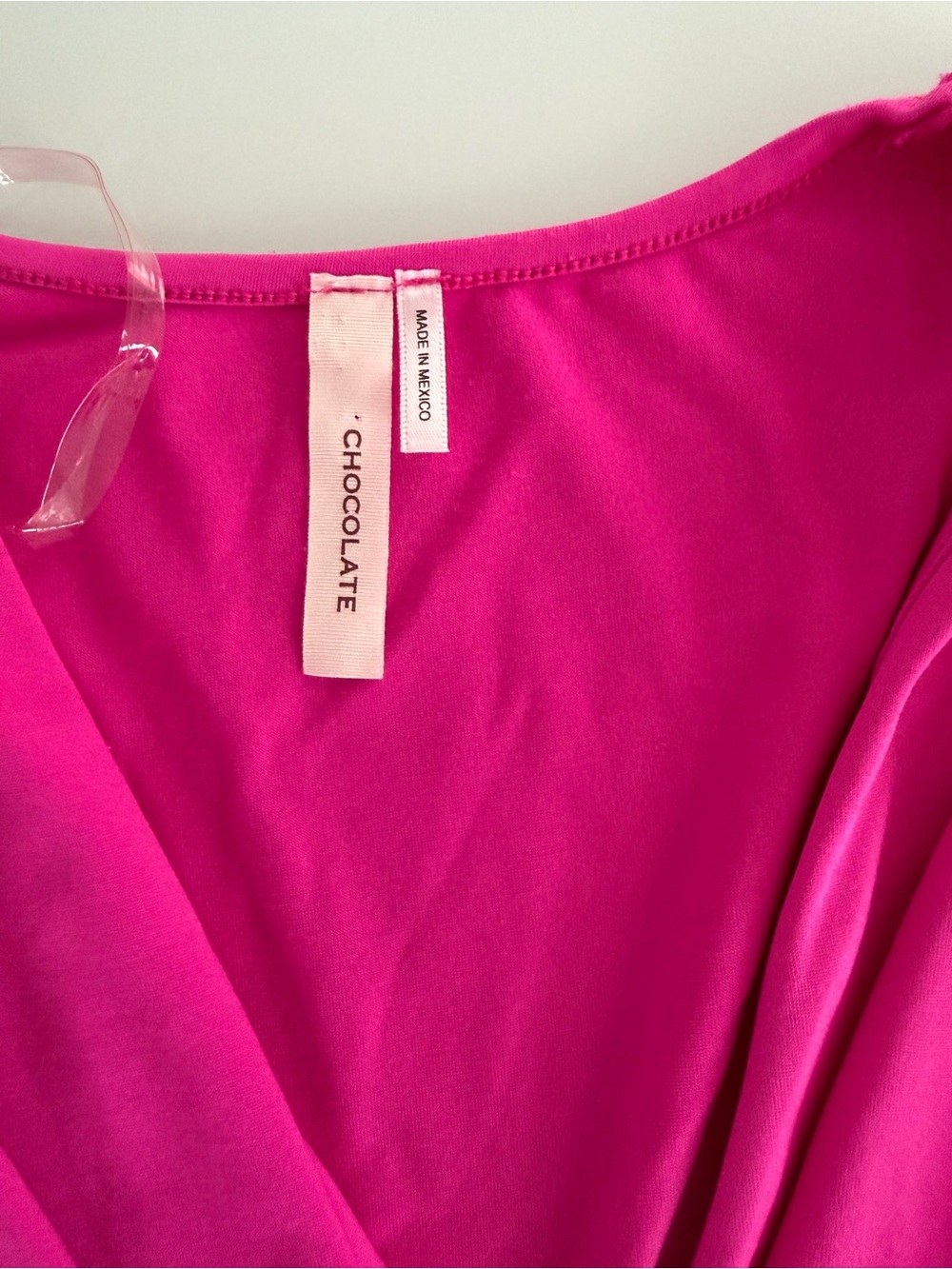Chocolate Hot Pink Women's Chemise Top
